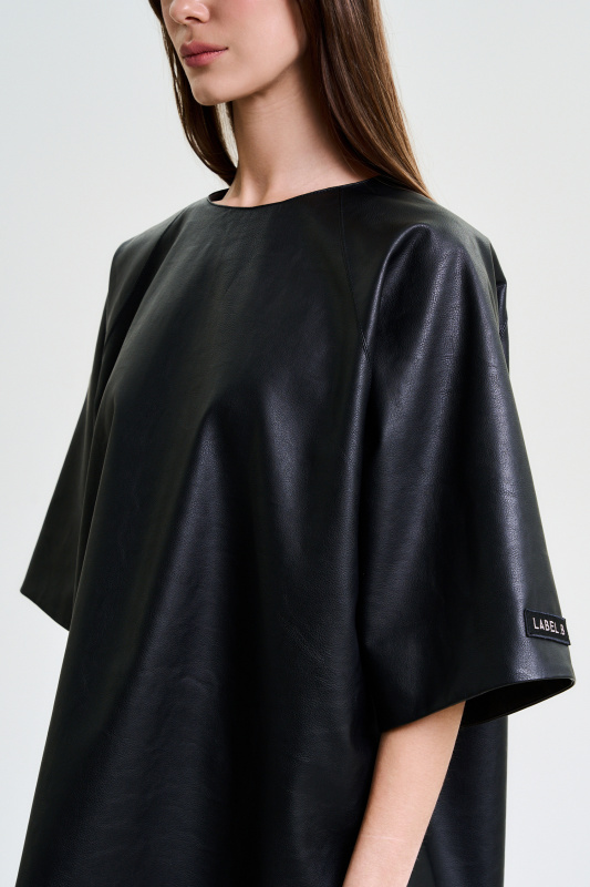 Футболка из экокожи BLACK Футболка из экокожи BLACK